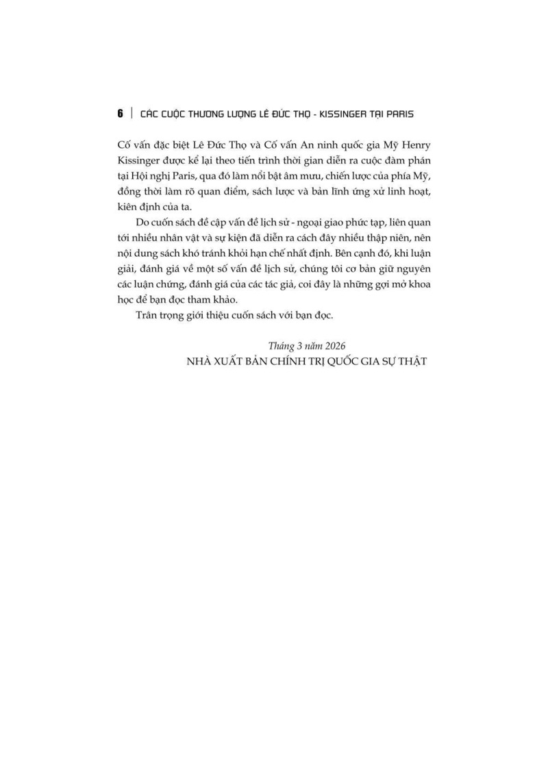 Các cuộc thương lượng Lê Đức Thọ - Kissinger tại Paris
