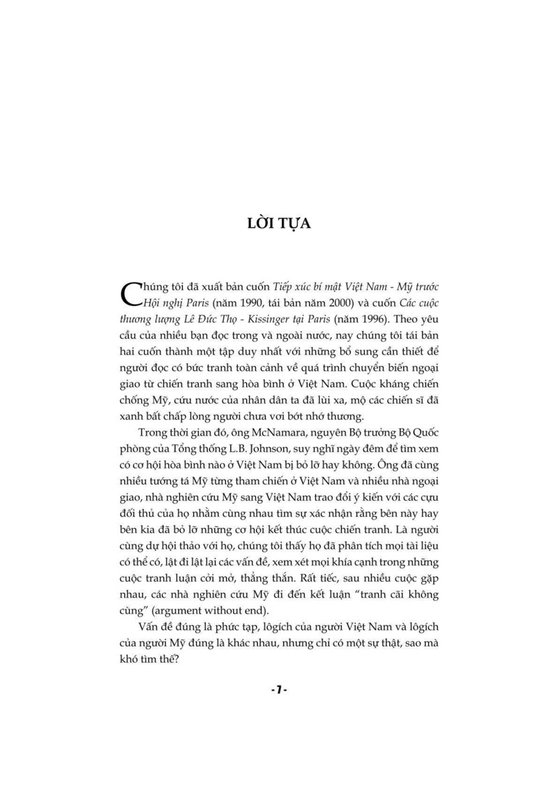 Các cuộc thương lượng Lê Đức Thọ - Kissinger tại Paris