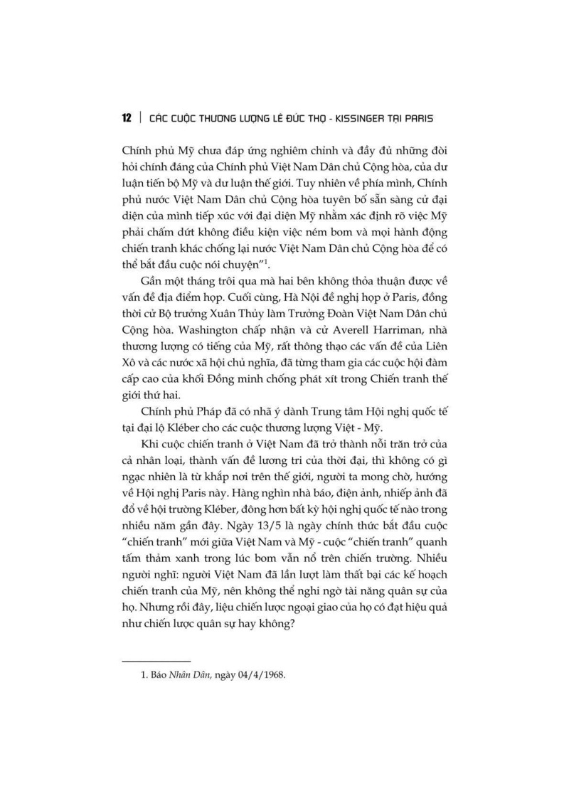 Các cuộc thương lượng Lê Đức Thọ - Kissinger tại Paris