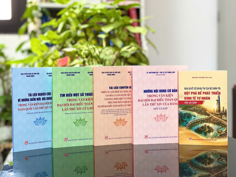 Bộ Tài liệu nghiên cứu, học tập đưa Nghị quyết Đại hội XIV của Đảng vào cuộc sống
