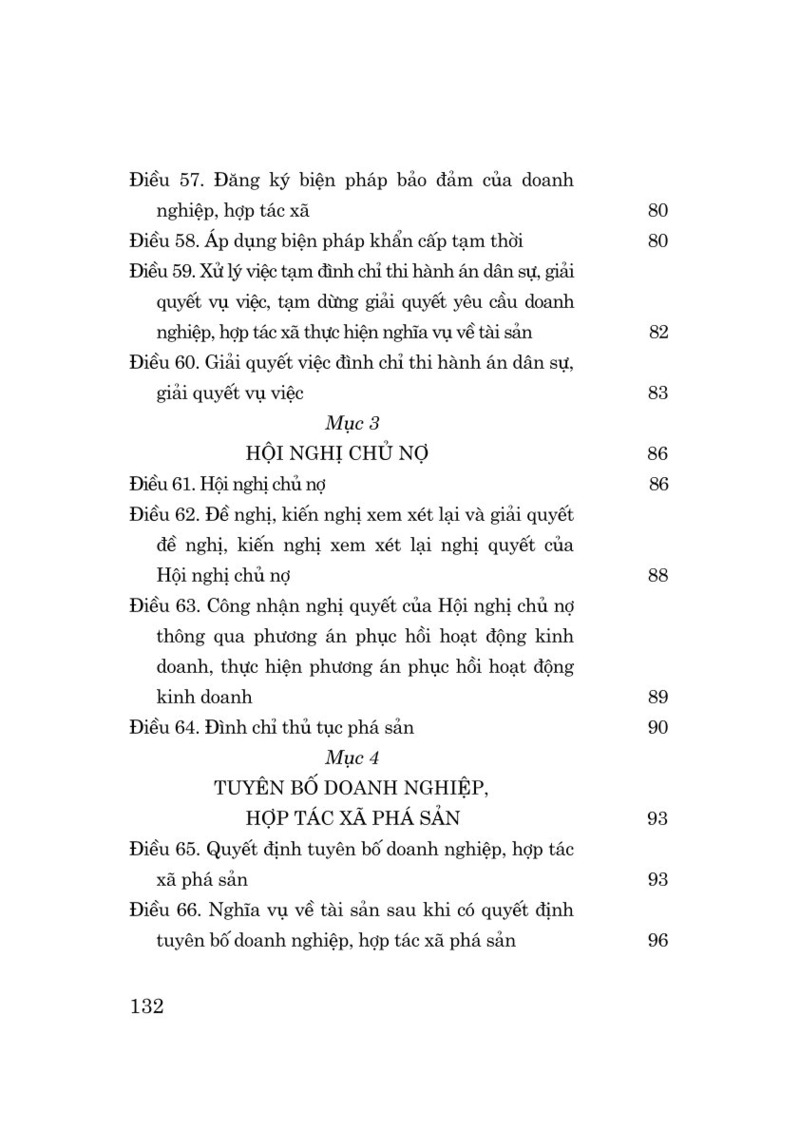 Luật Phục hồi, phá sản năm 2025