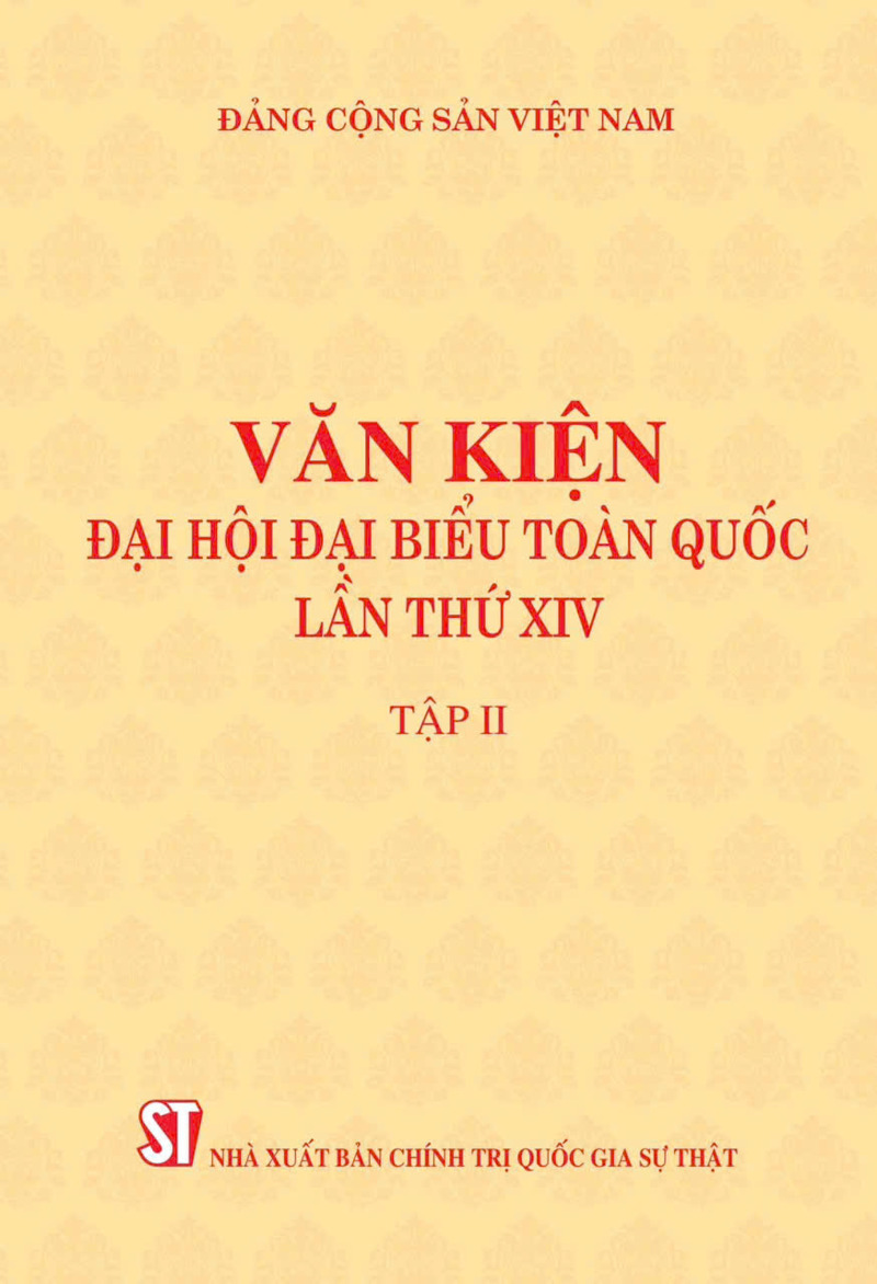 Văn kiện đại hội đại biểu toàn quốc lần thứ XIV ( bộ 2 tập)