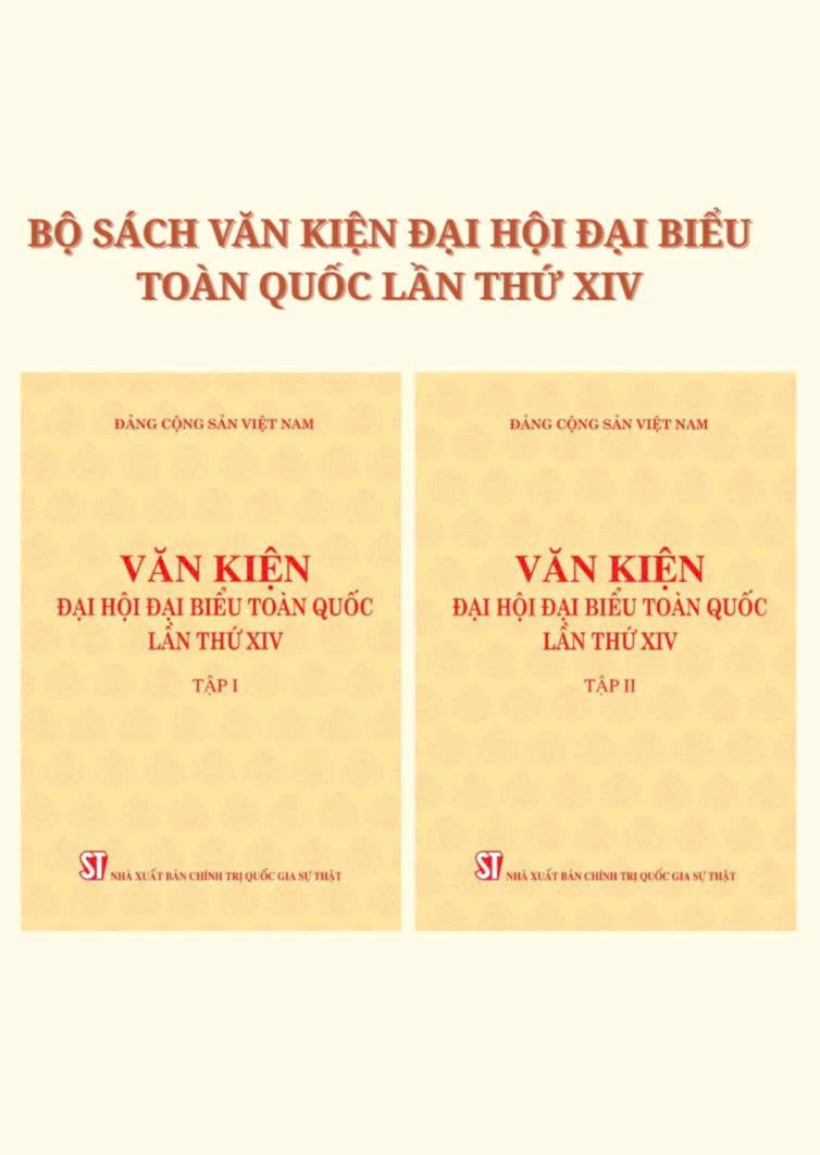 Văn kiện đại hội đại biểu toàn quốc lần thứ XIV ( bộ 2 tập)