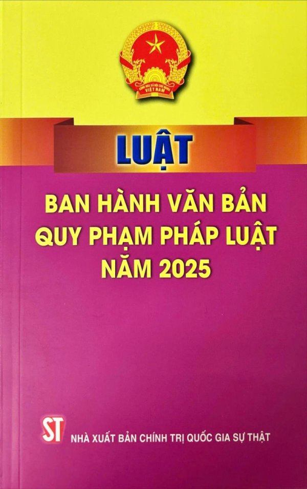 Luật Ban hành văn bản quy phạm pháp luật 2025