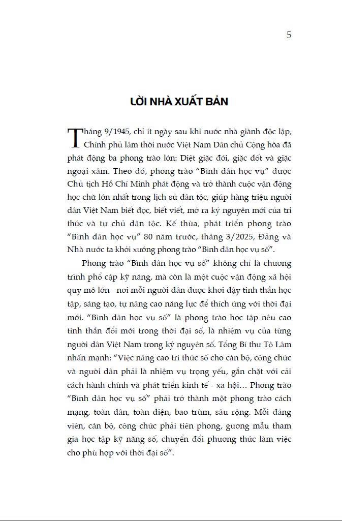 Sổ tay Bình dân học vụ số và một số công nghệ hiện đại