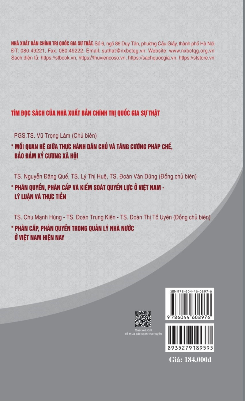 Trao quyền: Từ lý thuyết đến thực tế (Sách chuyên khảo, xuất bản lần thứ hai)