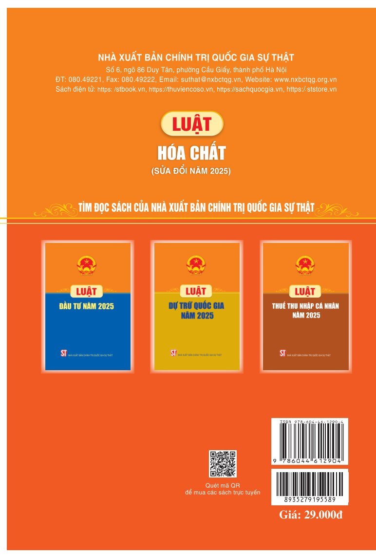 Luật Hóa chất năm 2025