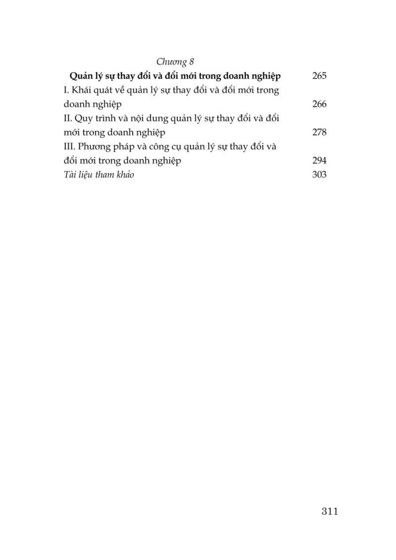 Giáo trình Quản lý sự thay đổi và đổi mới (Dùng cho chương trình đào tạo cử nhân kinh tế)