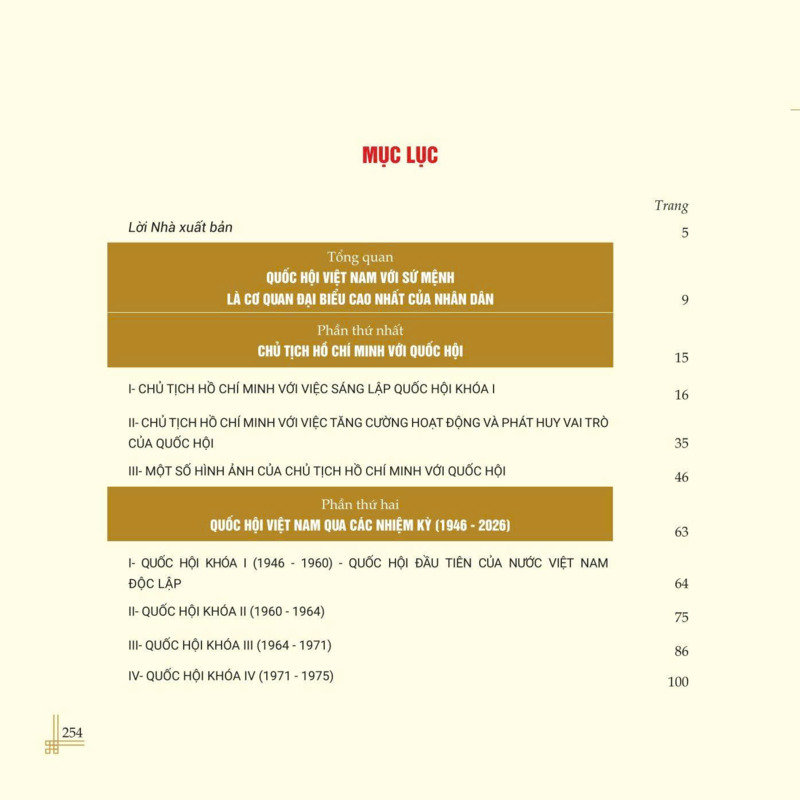Quốc hội Việt Nam qua các nhiệm kỳ - Những dấu ấn lịch sử (Xuất bản lần thứ hai, có chỉnh sửa, bổ sung)