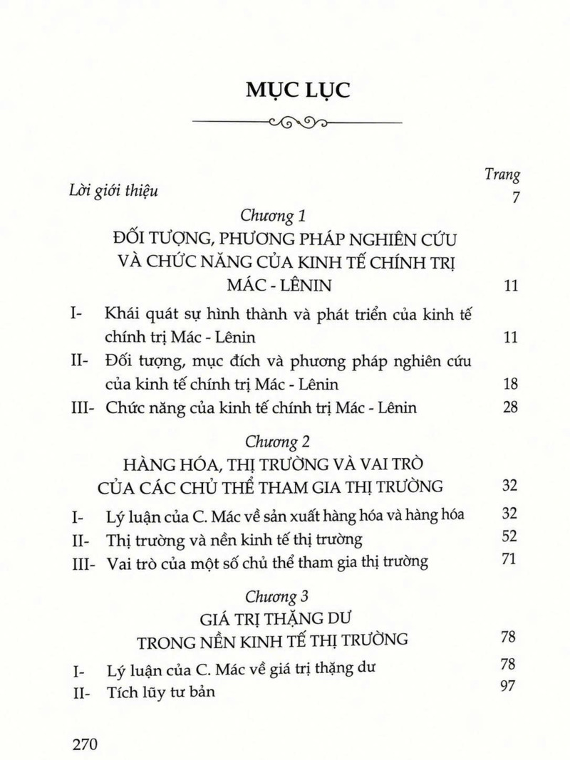 Giáo trình Kinh tế chính trị Mác-Lênin (Dành cho bậc đại học hệ không chuyên lý luận chính trị)