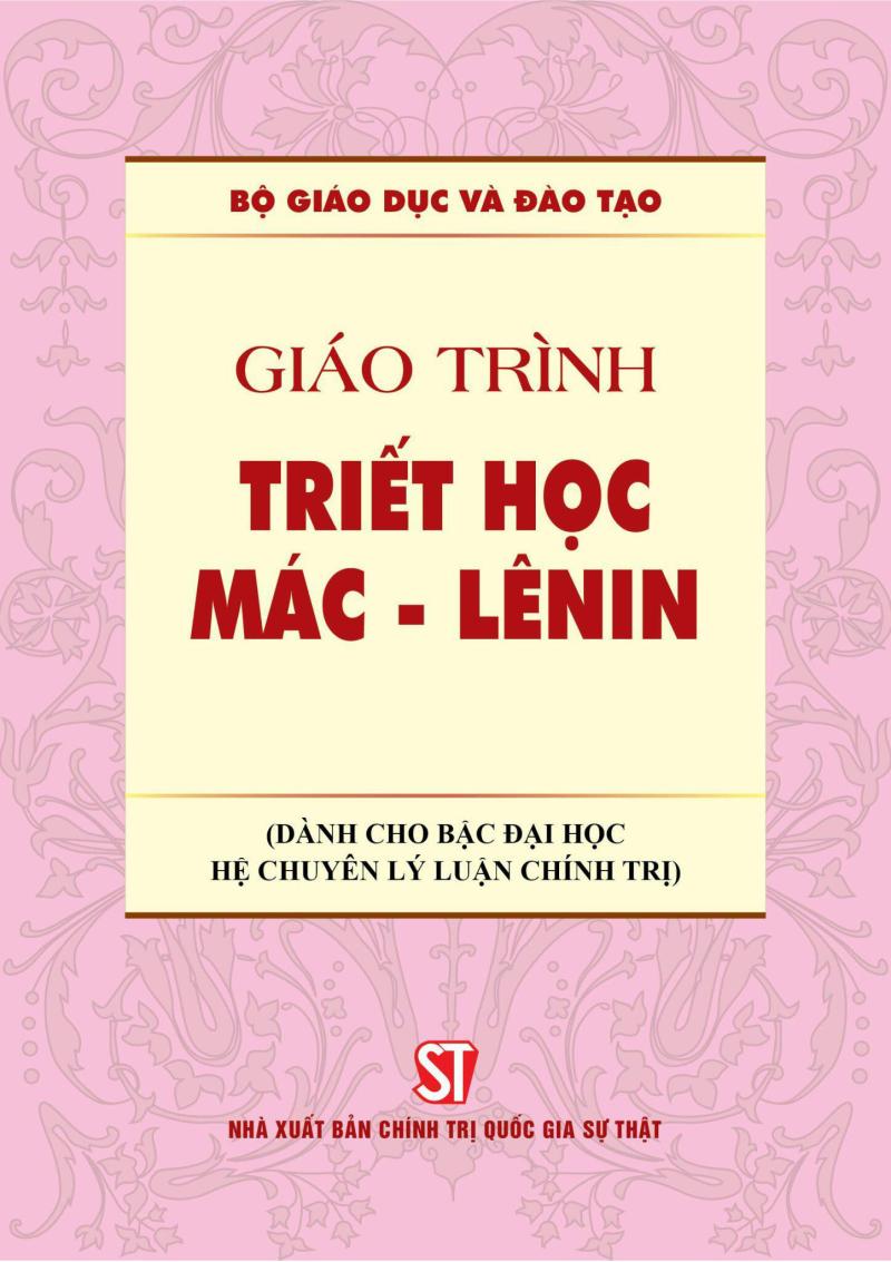 Giáo trình triết học Mác-Lênin (Dành cho bậc đại học hệ chuyên lý luận chính...