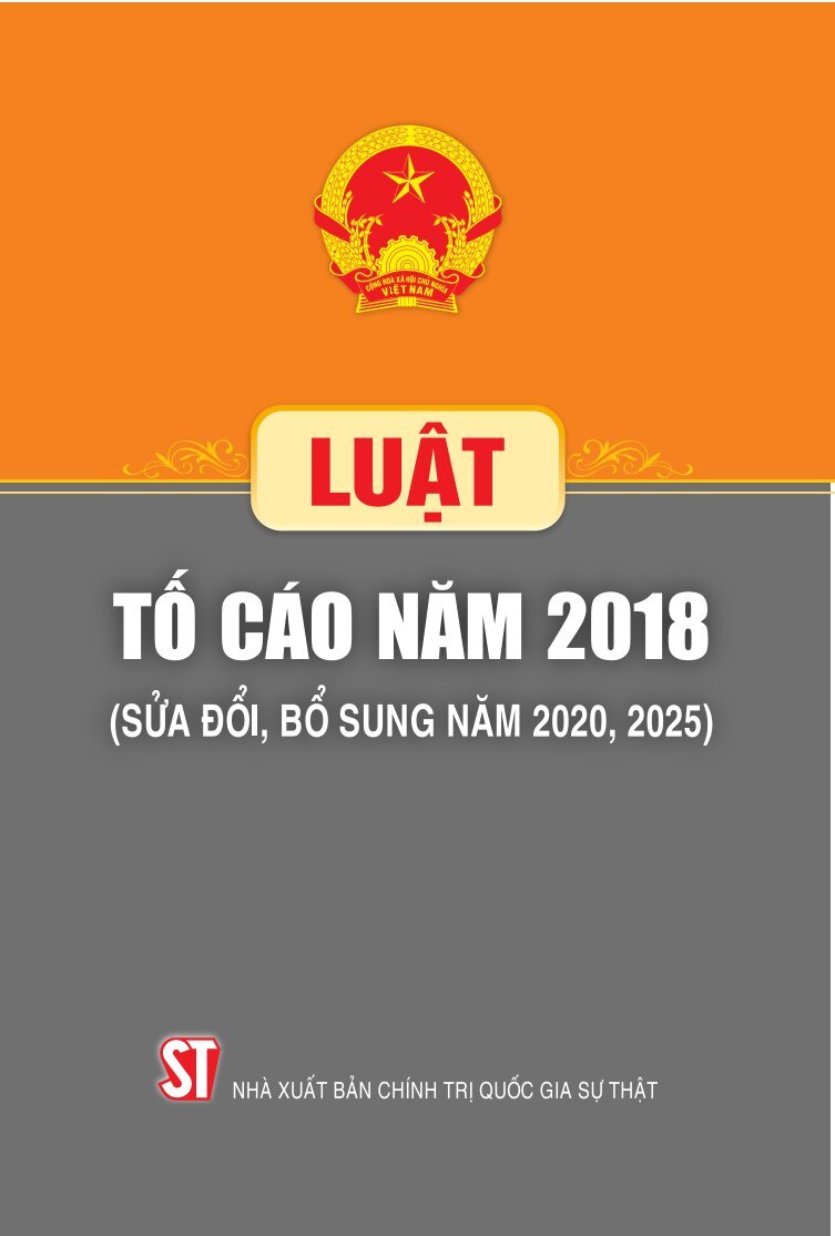 Luật Tố cáo năm 2018 (Sửa đổi, bổ sung năm 2020, 2025)