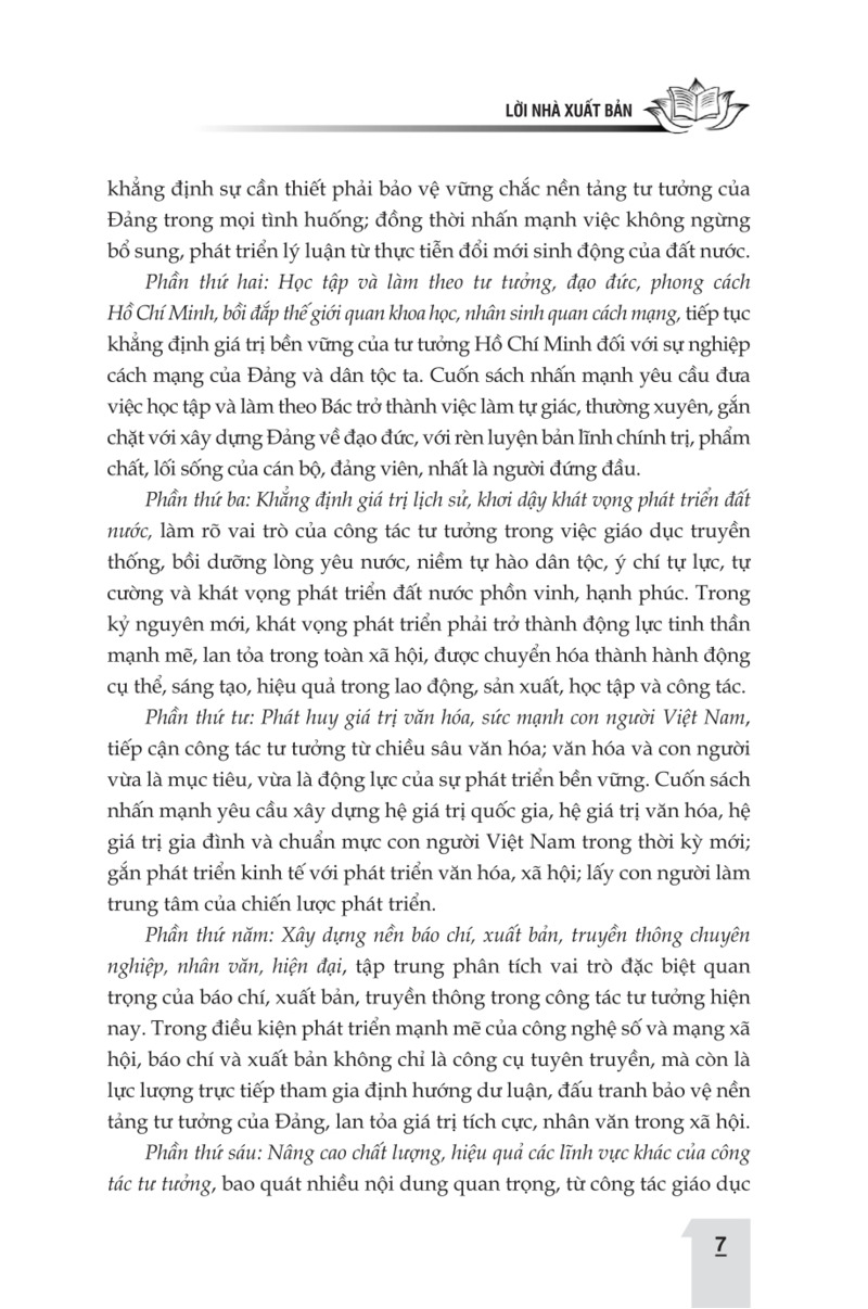 Công tác tư tưởng của Đảng, nền tảng đưa đất nước tiến bước trong kỷ nguyên mới