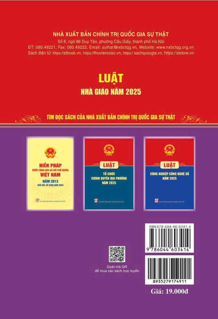 Luật Nhà giáo năm 2025