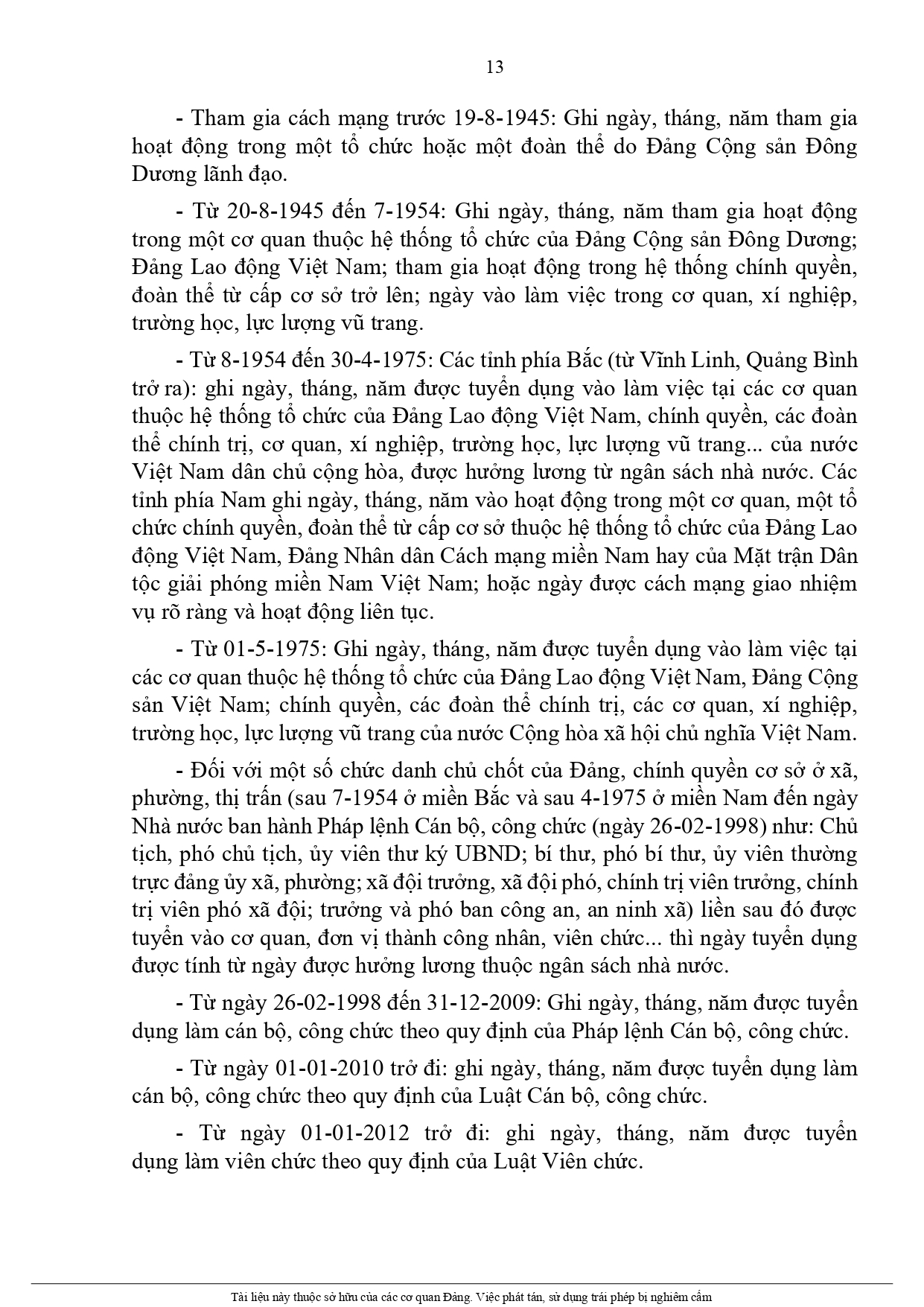 Hướng dẫn khai Lý Lịch Đảng Viên