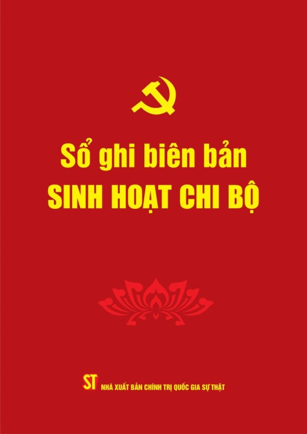 Sổ ghi biên bản sinh hoạt chi bộ (160 trang)