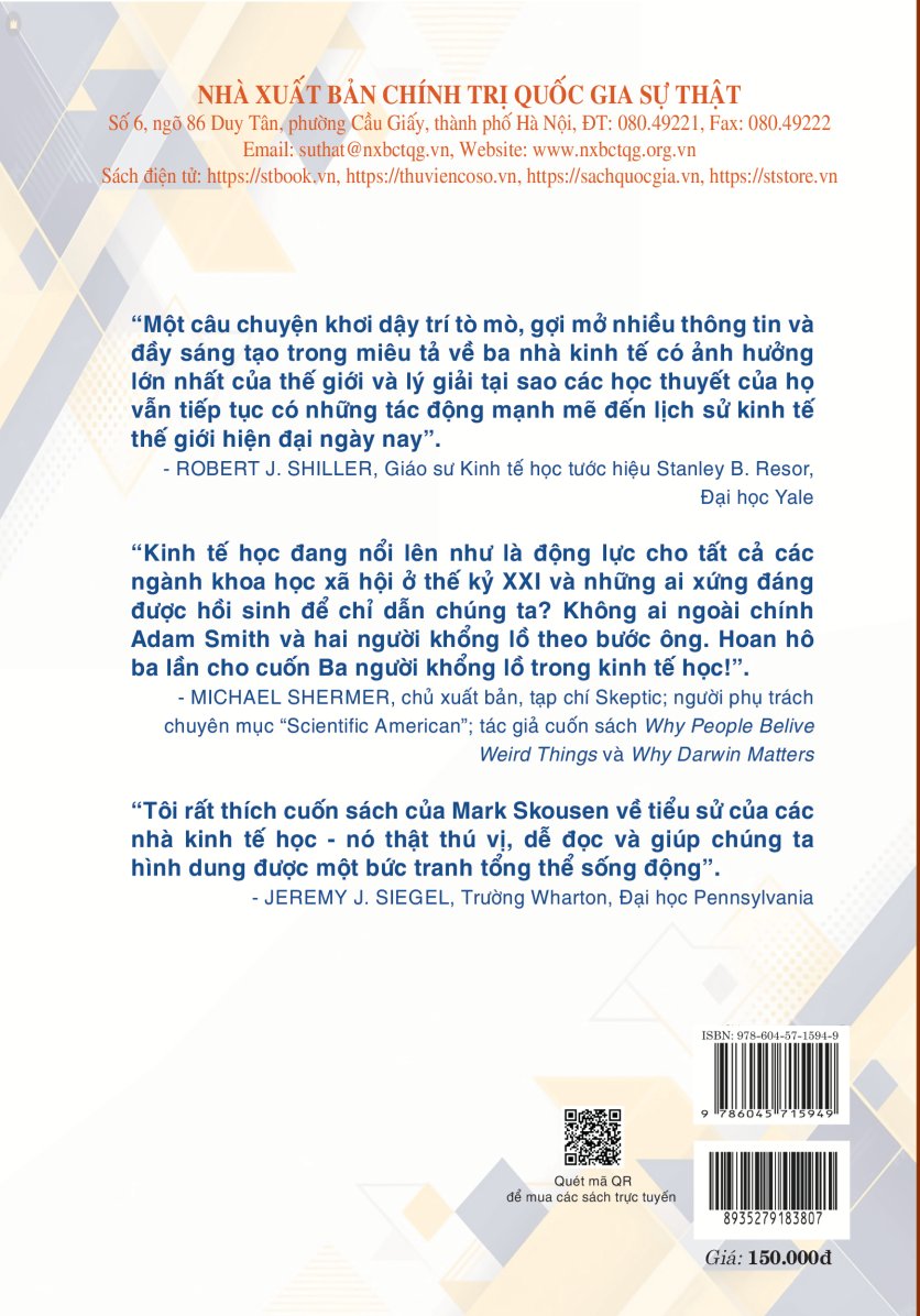 Ba người khổng lồ trong kinh tế học: Adam Smith, Karl Marx và John Maynard Keynes