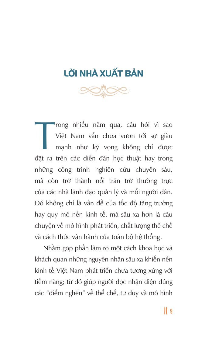 Tại sao Việt Nam mãi chưa giàu? 