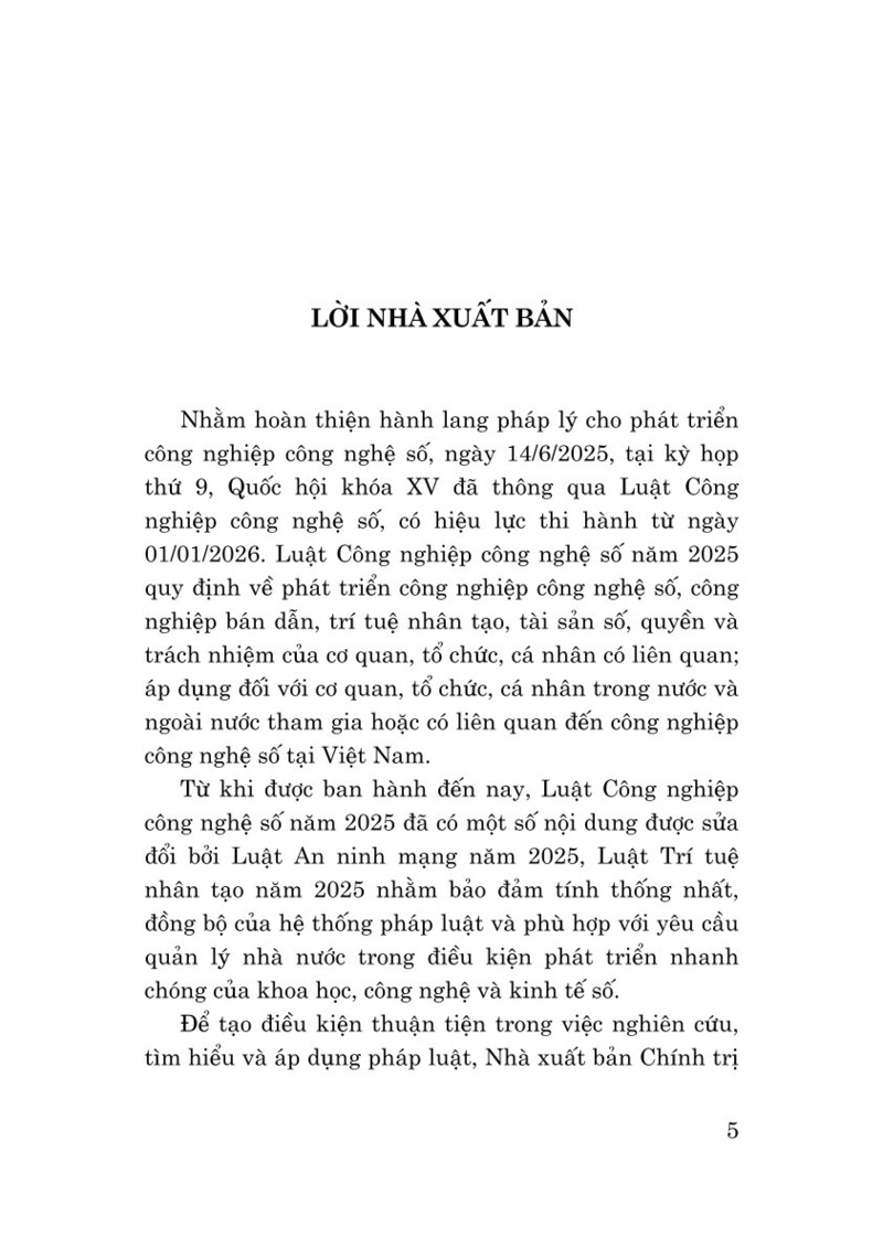 Luật Công nghiệp công nghệ số (Sửa đổi năm 2025)
