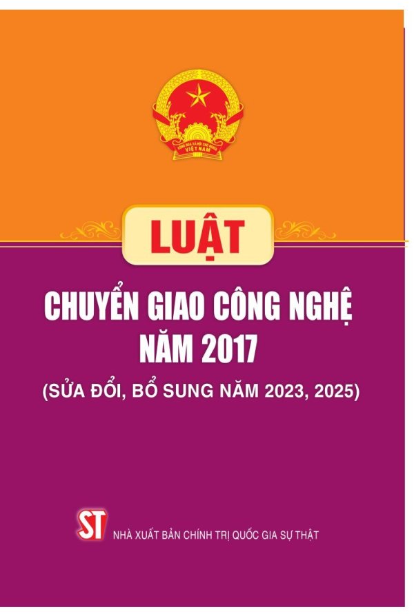 Luật Chuyển giao công nghệ năm 2017 (Sửa đổi, bổ sung năm 2023, 2025)