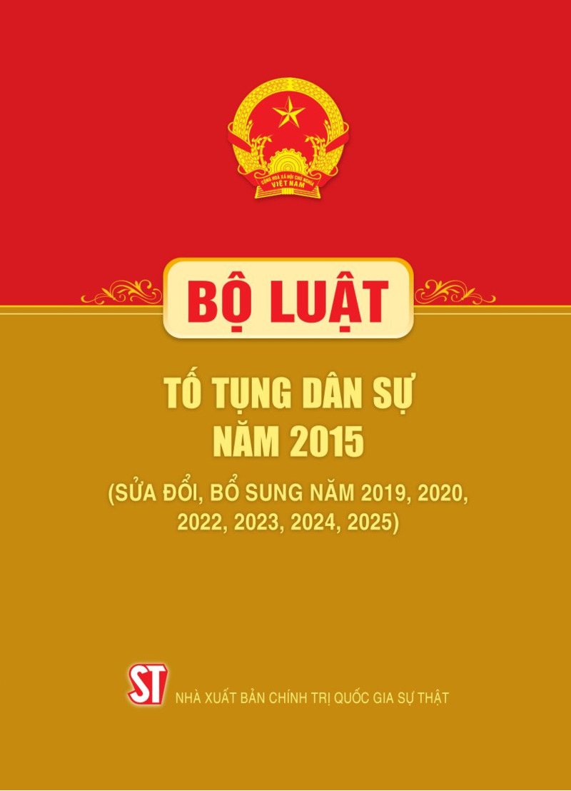 Bộ luật Tố tụng dân sự năm 2015 (Sửa đổi, bổ sung năm 2019, 2020,...