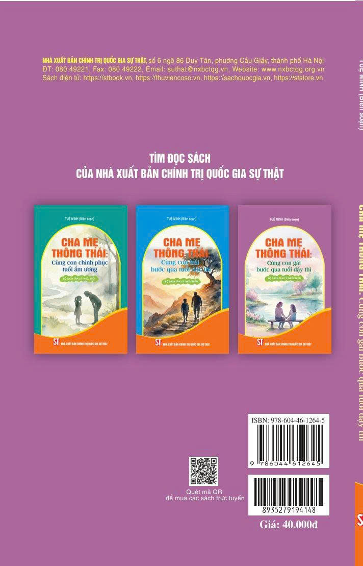 Cha mẹ thông thái - Cùng con gái bước qua tuổi dậy thì