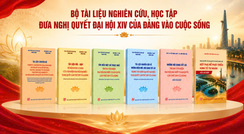 Bộ Tài liệu nghiên cứu, học tập đưa Nghị quyết Đại hội XIV của Đảng vào cuộc sống