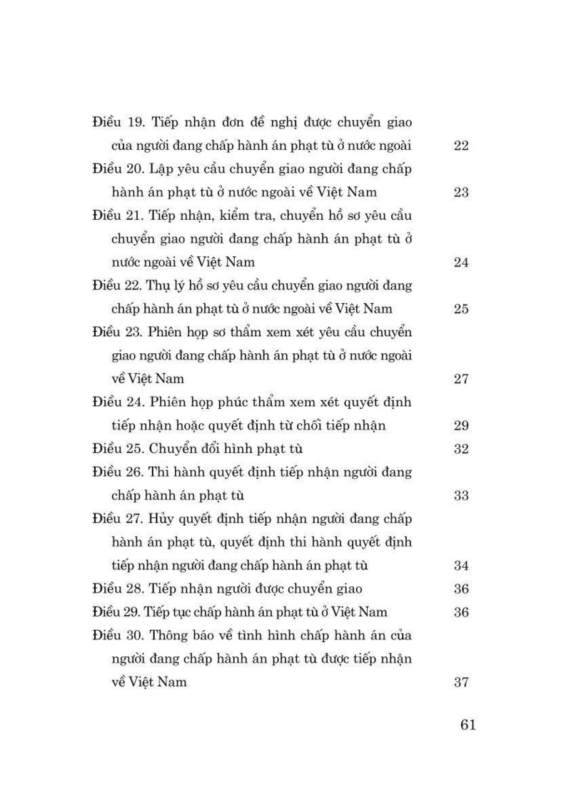 Luật Chuyển giao người đang chấp hành án phạt tù năm 2025