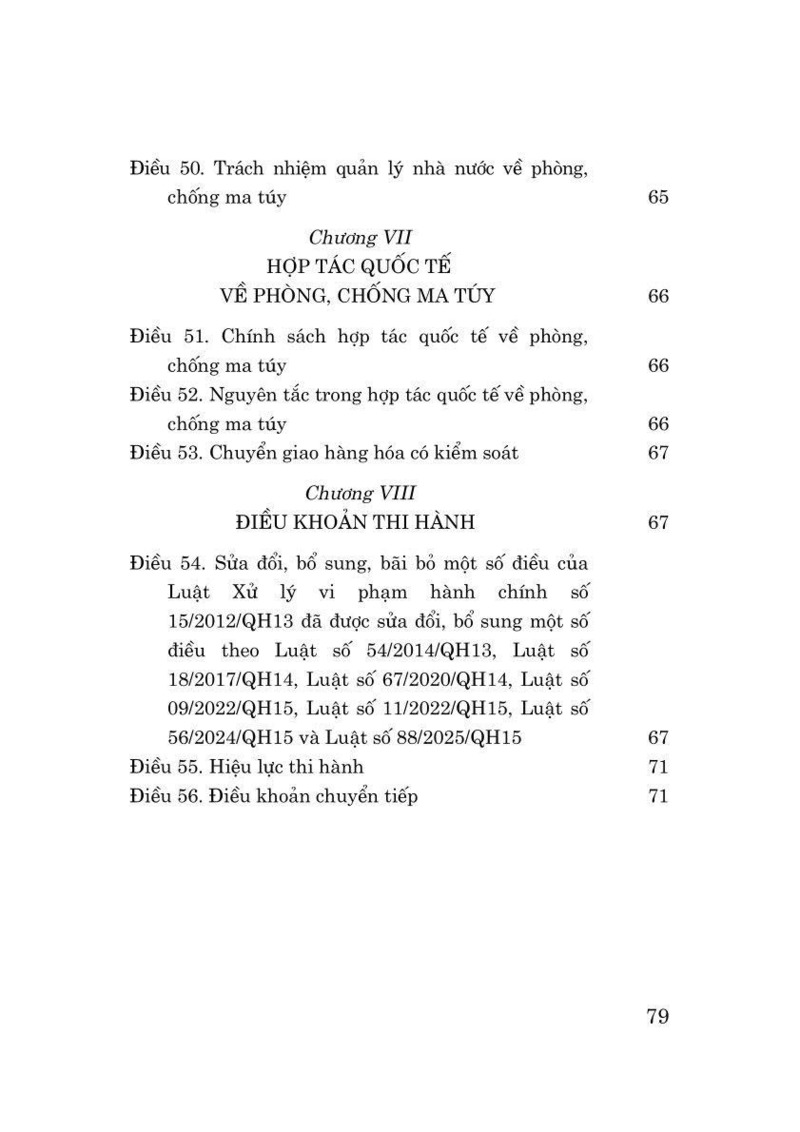 Luật Phòng, chống ma túy năm 2025