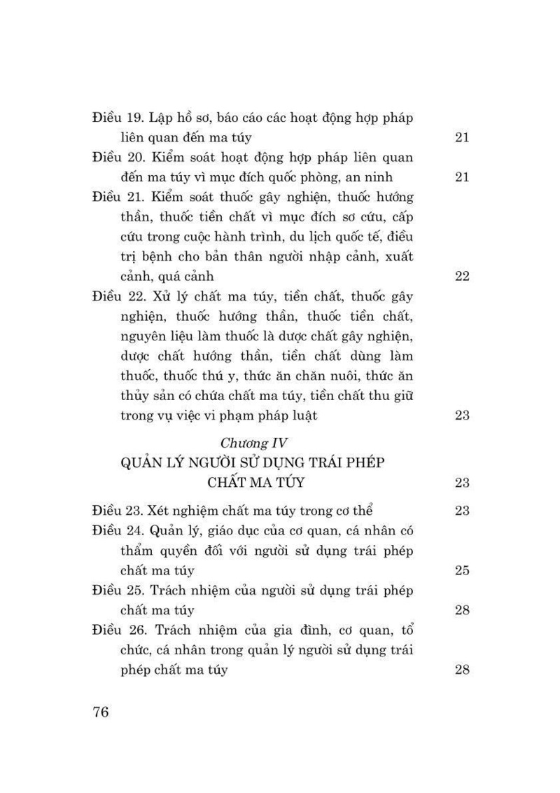 Luật Phòng, chống ma túy năm 2025