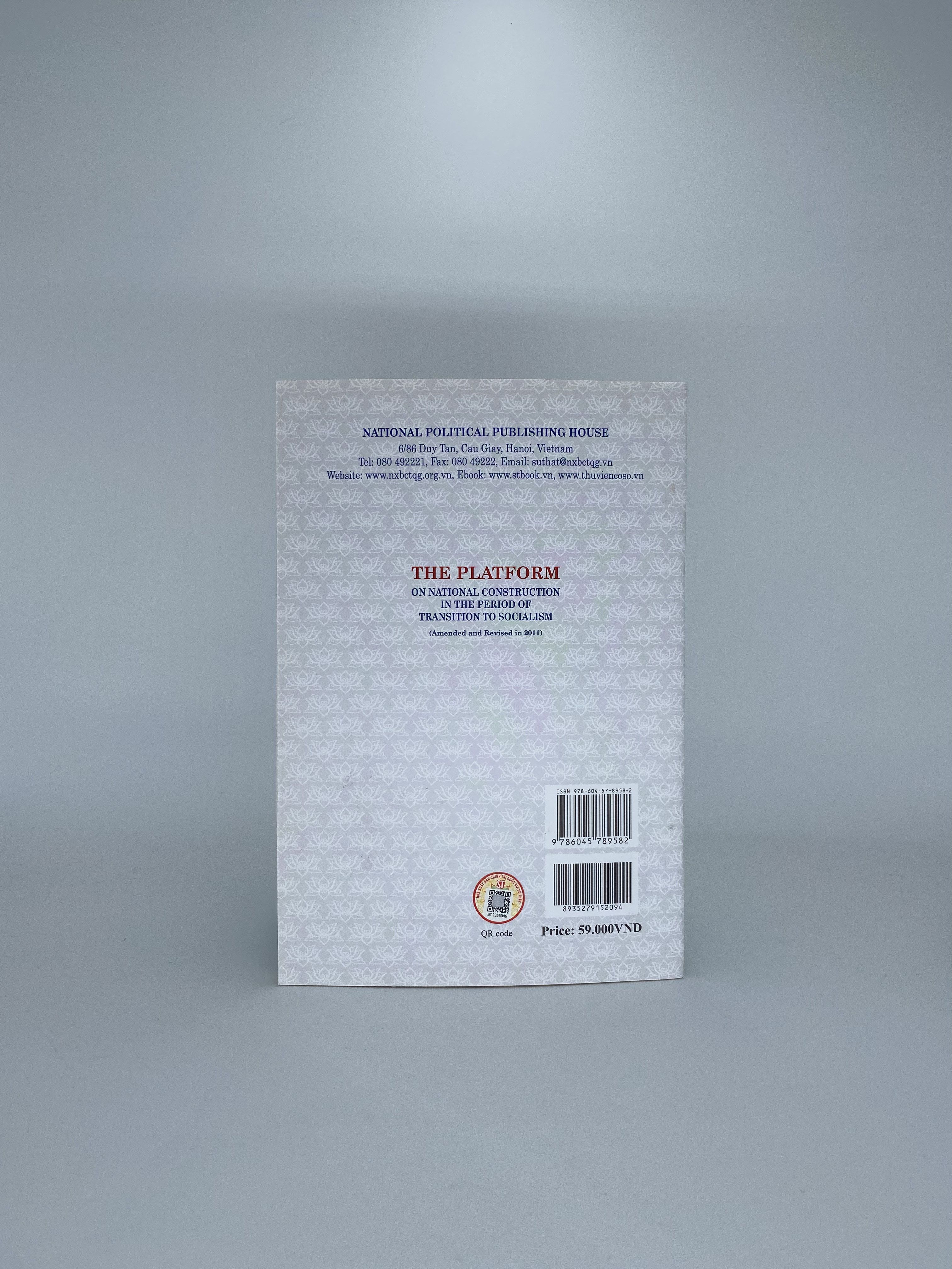 The Platform on National Construction in the Period of Transition to Socialism (Amended and Revised in 2011)