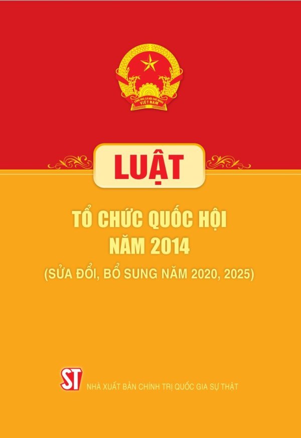 Luật Tổ chức Quốc hội năm 2014 (sửa đổi, bổ sung năm 2020, 2025)