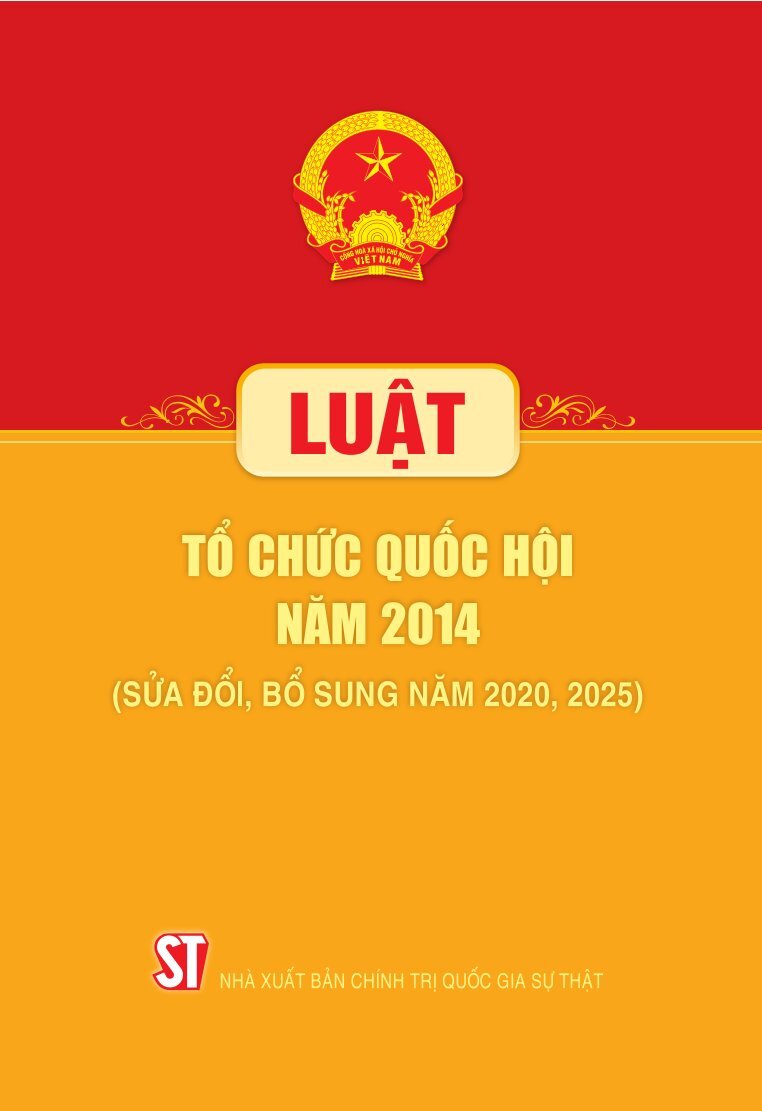 Luật Tổ chức Quốc hội năm 2014 (sửa đổi, bổ sung năm 2020, 2025)