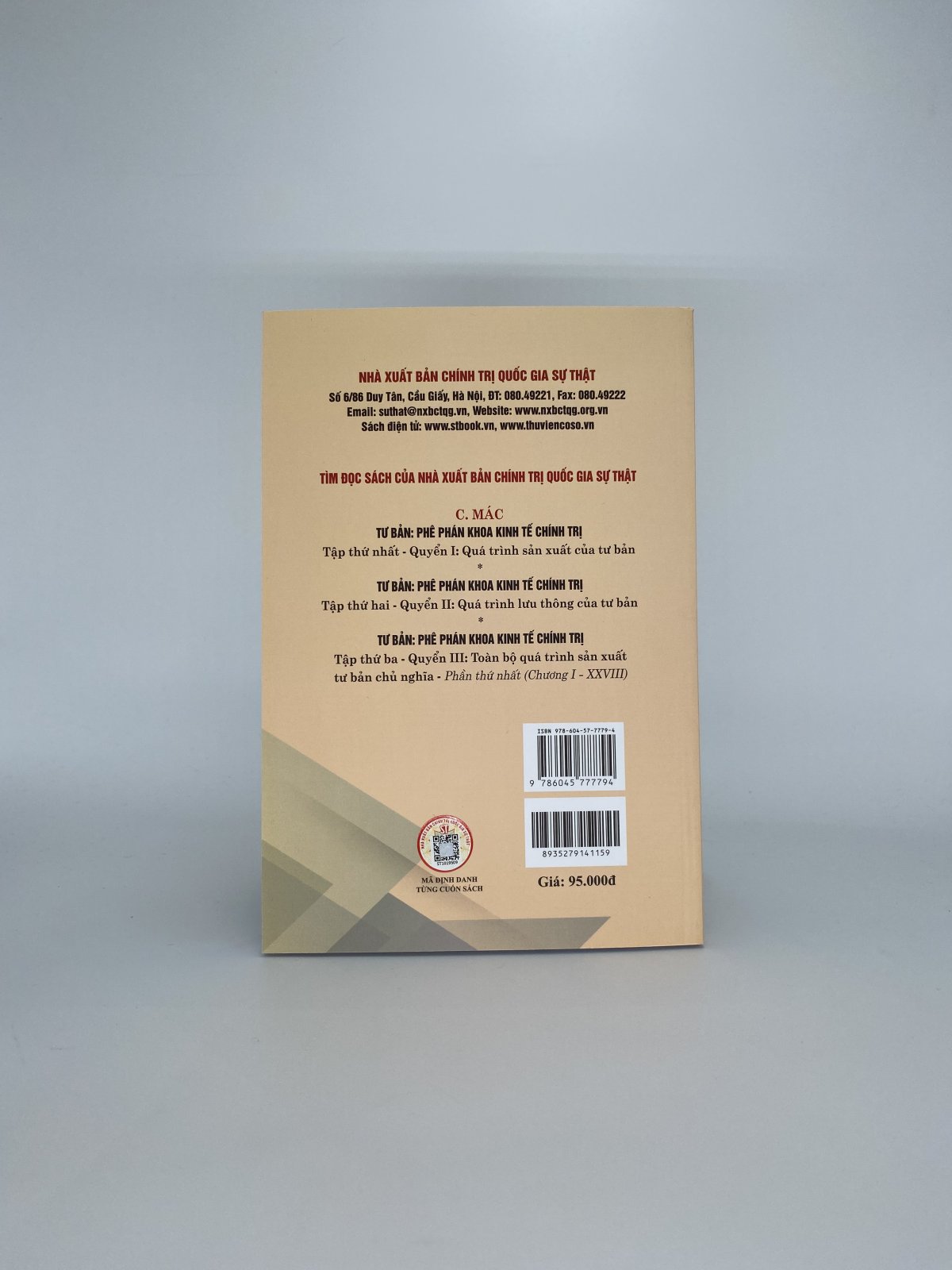 Vấn đề của kinh tế đương đại - góc nhìn từ Tư bản luận. T-H-T' => H-T'-H' (Sách chuyên khảo)