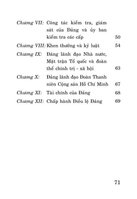 Điều lệ Đảng Cộng sản Việt Nam