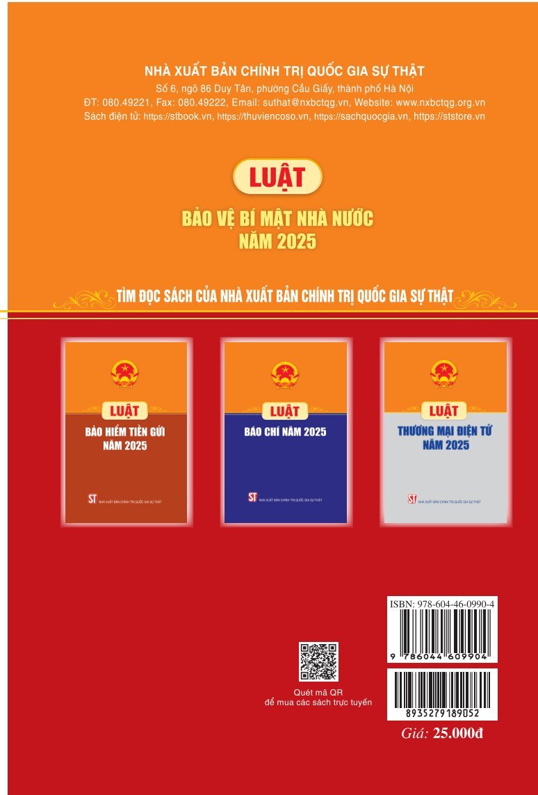 Luật Bảo vệ bí mật nhà nước năm 2025