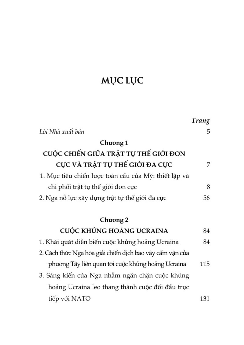 Ucraina: Tâm điểm cuộc chiến giữa hai trật tự thế giới (Sách tham khảo)