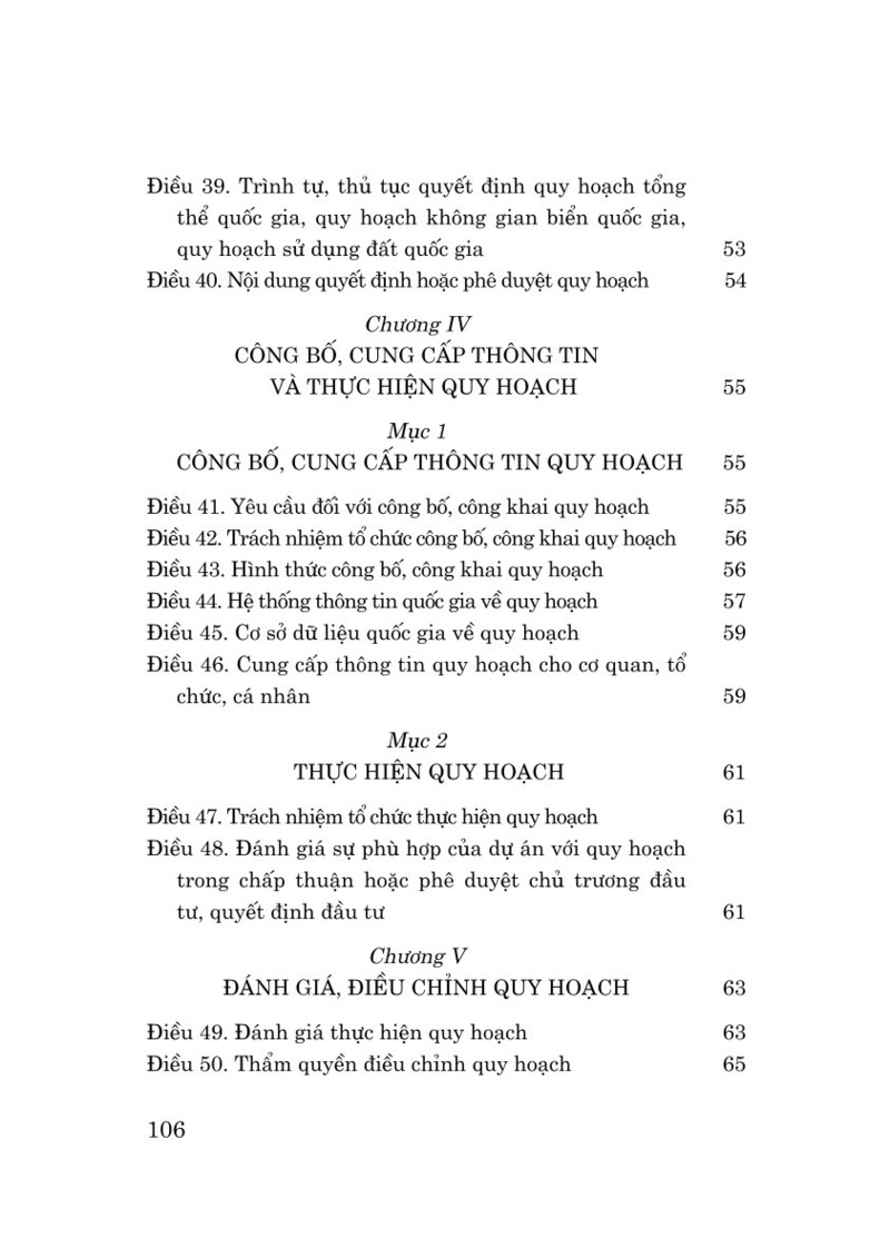 Luật Quy hoạch năm 2025