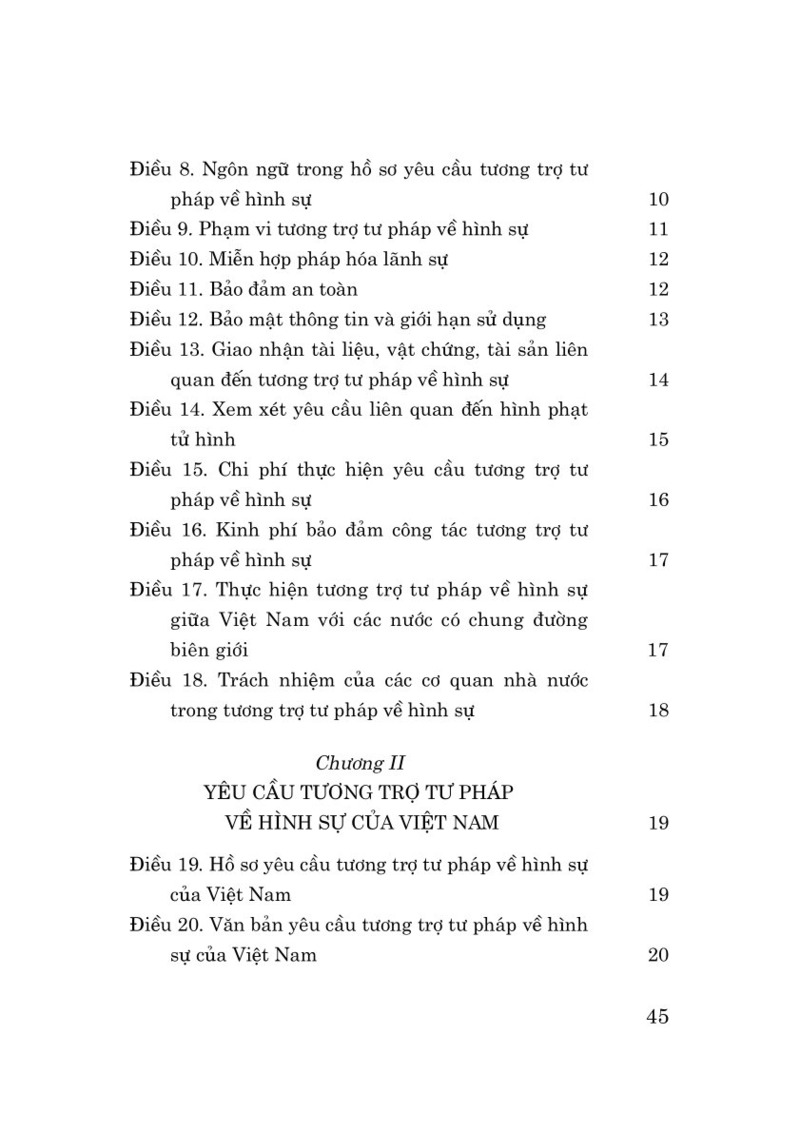 Luật Tương trợ tư pháp về hình sự năm 2025