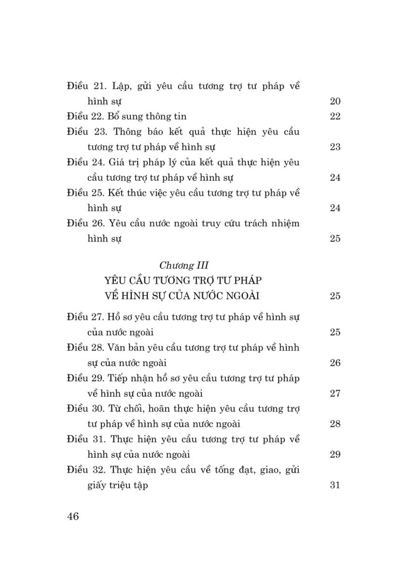 Luật Tương trợ tư pháp về hình sự năm 2025