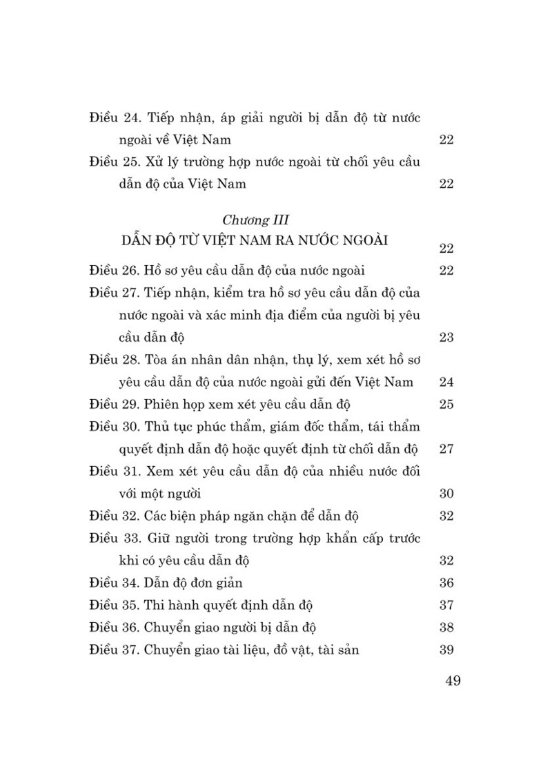 Luật Dẫn độ năm 2025