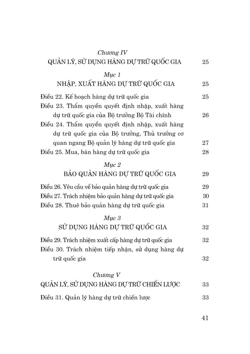 Luật Dự trữ quốc gia năm 2025