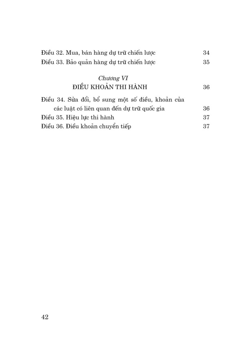 Luật Dự trữ quốc gia năm 2025