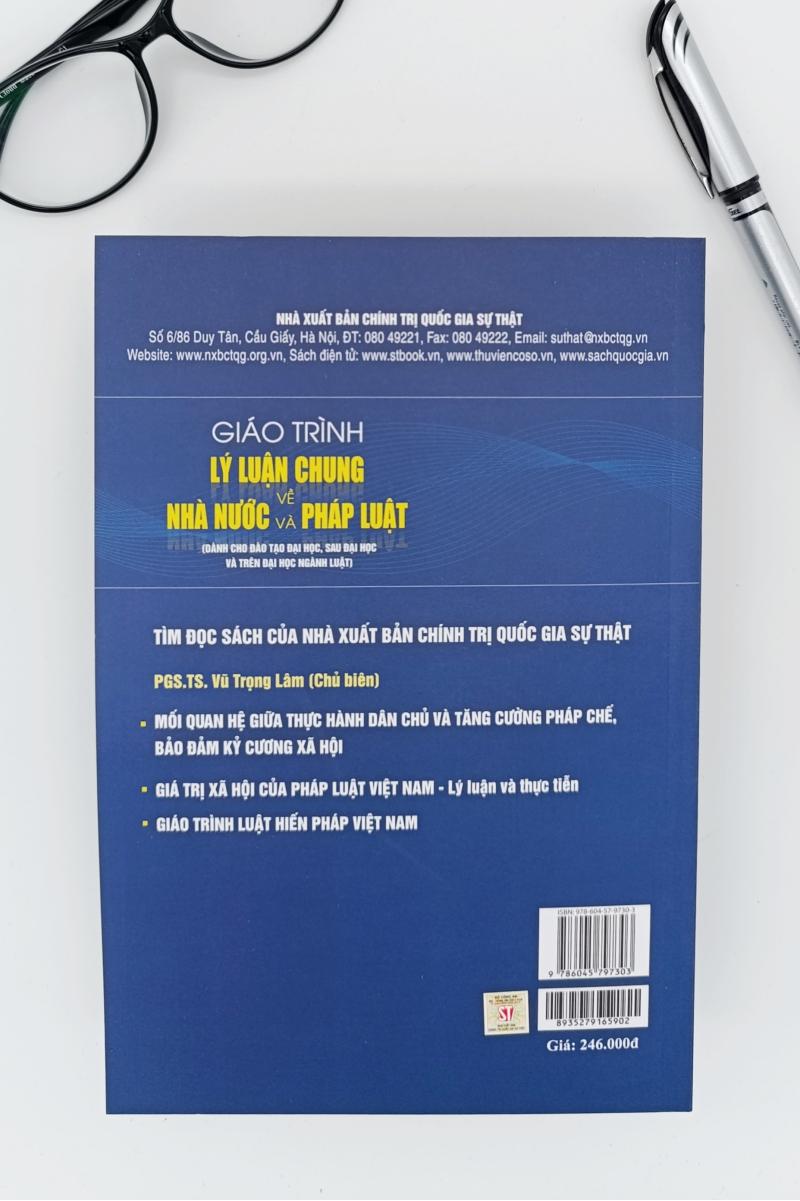 Giáo trình lý luận chung về nhà nước và pháp luật (Dành cho đào tạo đại học, sau đại học và trên đại học ngành Luật) (Xuất bản lần thứ tư có chỉnh sửa, bổ sung)