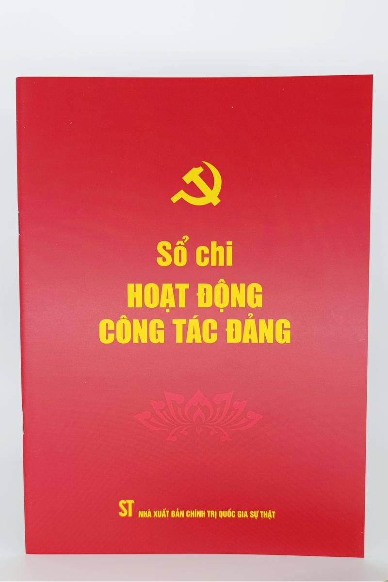 Sổ chi hoạt động công tác Đảng