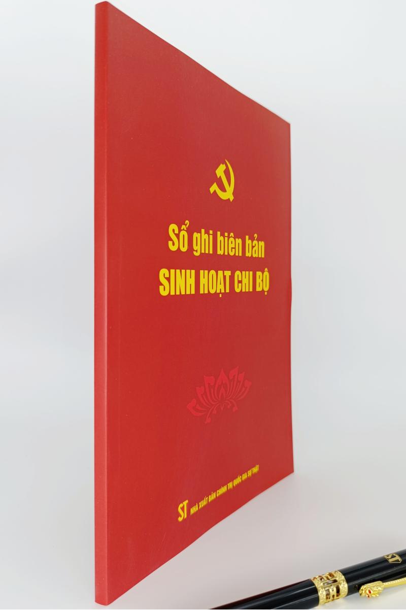Sổ ghi biên bản sinh hoạt chi bộ